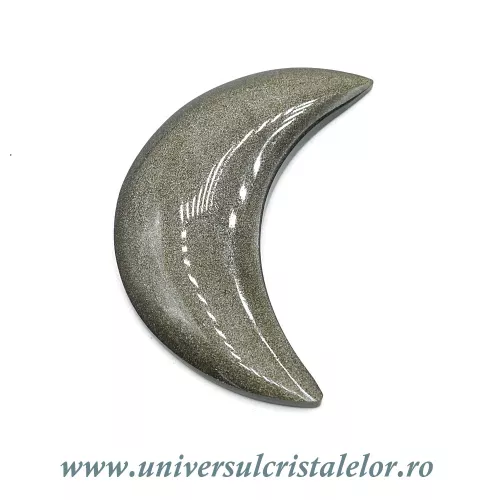 Semiluna obsidian auriu Semiluna obsidian auriu