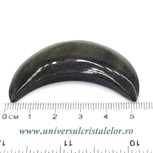 Semiluna obsidian auriu Semiluna obsidian auriu