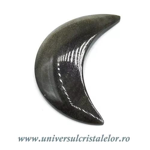 Semiluna obsidian auriu Semiluna obsidian auriu