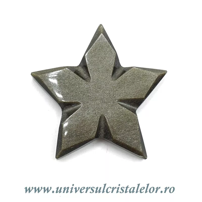 Stea obsidian auriu Stea obsidian auriu