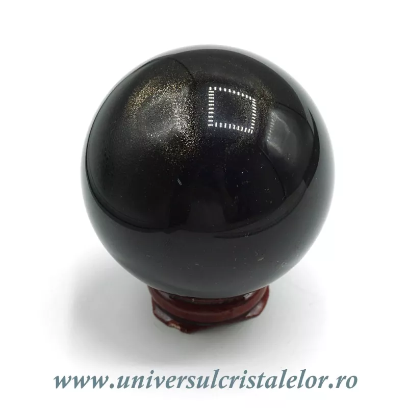 Sfera obsidian auriu Sfera obsidian auriu