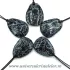 Pandantiv obsidian fulg de nea