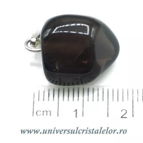 Pandantiv obsidian lacrima apasului