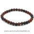 Bratara obsidian mahon rotund - 6 mm