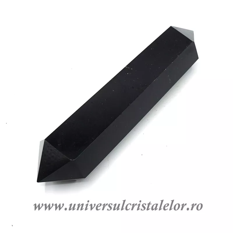 Bagheta dublu varf obsidian negru Bagheta dublu varf obsidian negru