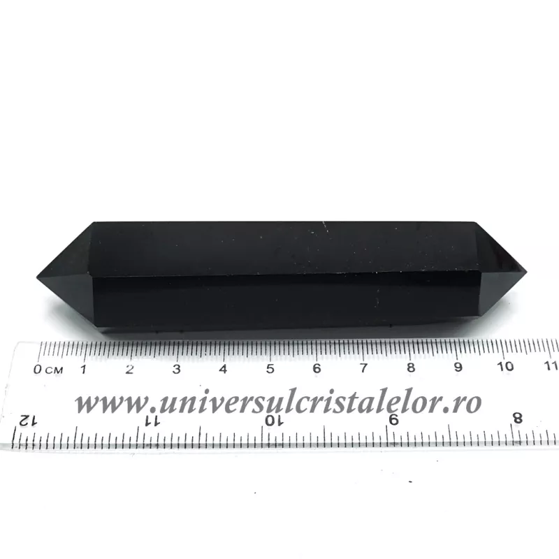 Bagheta dublu varf obsidian negru Bagheta dublu varf obsidian negru