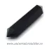 Bagheta dublu varf obsidian negru