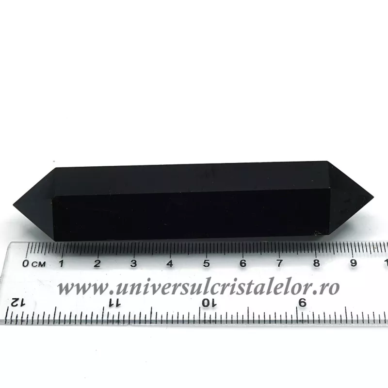 Bagheta dublu varf obsidian negru Bagheta dublu varf obsidian negru