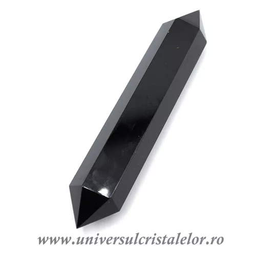 Bagheta dublu varf obsidian negru m06