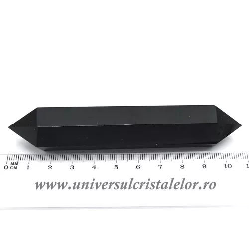 Bagheta dublu varf obsidian negru m06