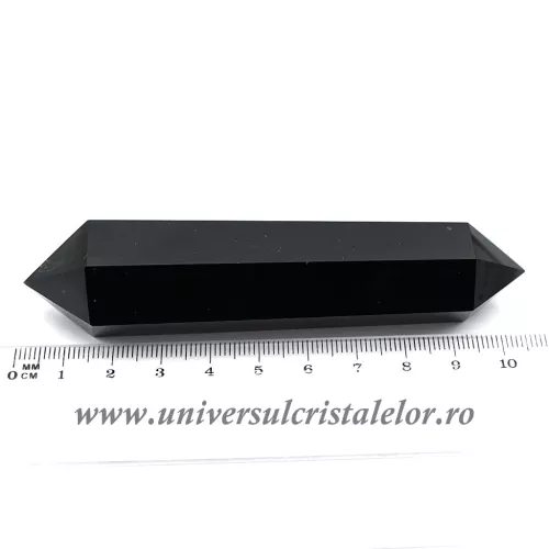 Bagheta dublu varf obsidian negru m03