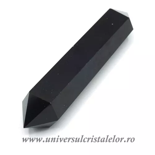 Bagheta dublu varf obsidian negru Bagheta dublu varf obsidian negru