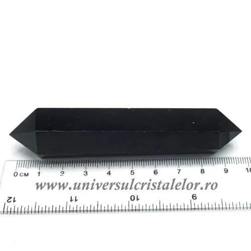 Bagheta dublu varf obsidian negru Bagheta dublu varf obsidian negru