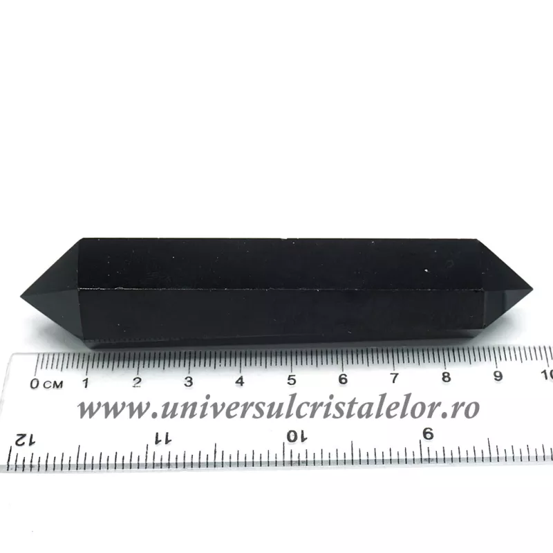 Bagheta dublu varf obsidian negru Bagheta dublu varf obsidian negru