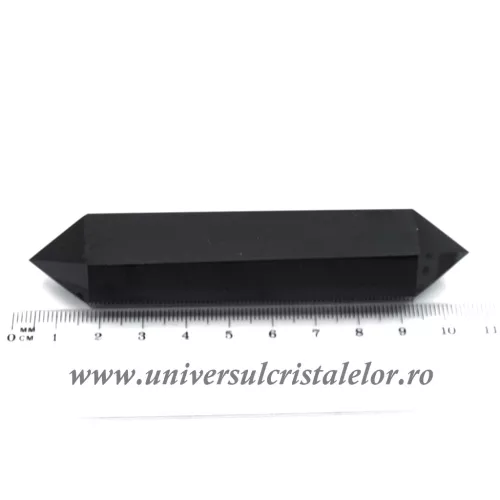 Bagheta dublu varf obsidian negru m02