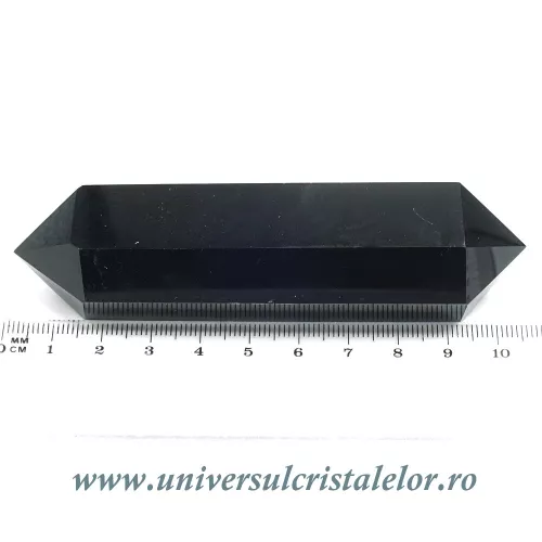 Bagheta dublu varf obsidian negru Bagheta dublu varf obsidian negru