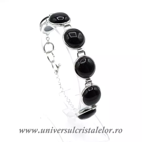 Bratara obsidian negru m10