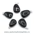 Pandantiv obsidian negru