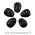 Pandantiv obsidian negru