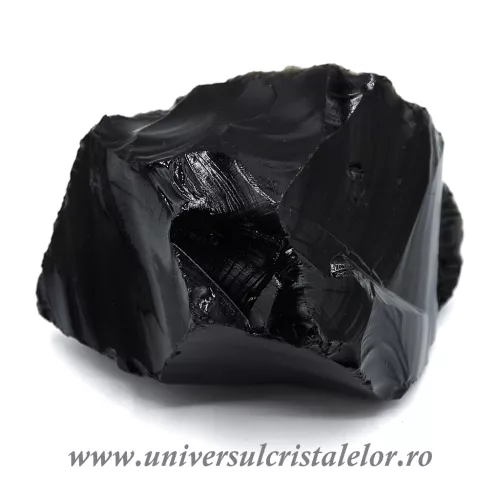 Obsidian negru brut m13