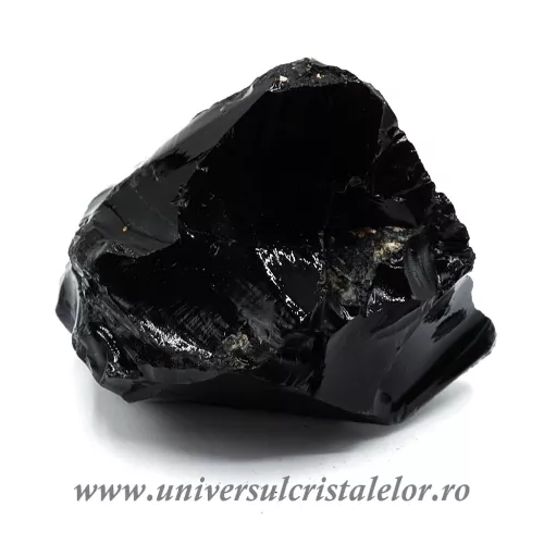 Obsidian negru brut m08