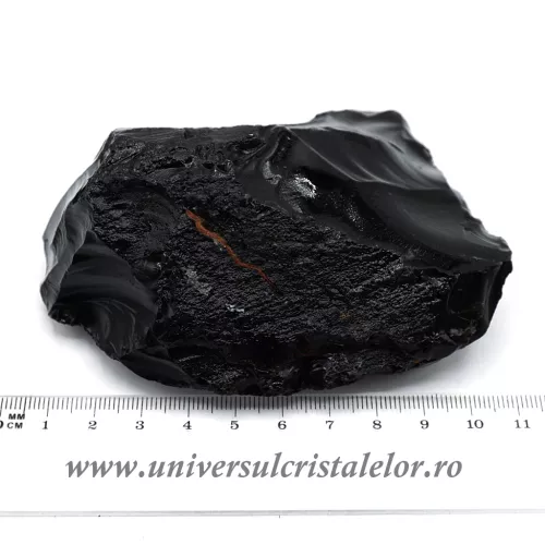 Obsidian negru brut m01