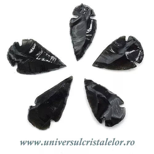 Obsidian sageata 3,5 cm Obsidian sageata 3,5 cm