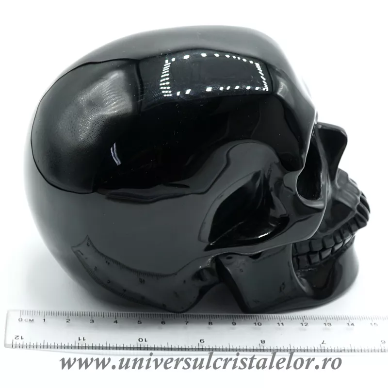 Craniu obsidian negru m1 Craniu obsidian negru m1
