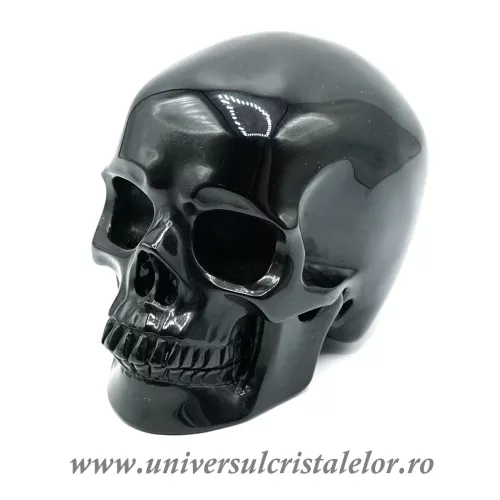 Craniu obsidian negru m1 Craniu obsidian negru m1