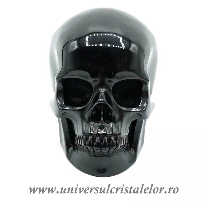 Craniu obsidian negru m1 Craniu obsidian negru m1