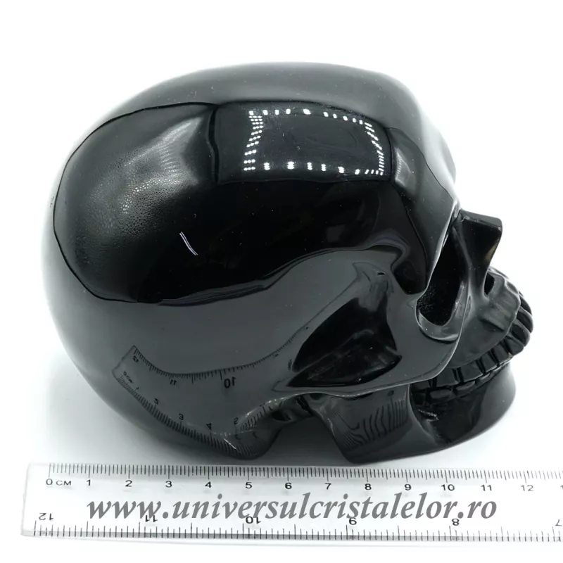 Craniu obsidian negru m1 Craniu obsidian negru m1