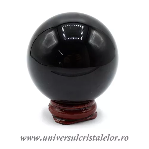 Sfera obsidian negru m3