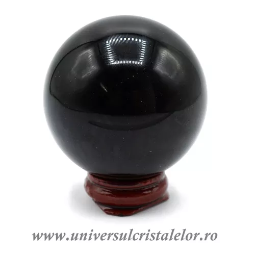Sfera obsidian negru m5