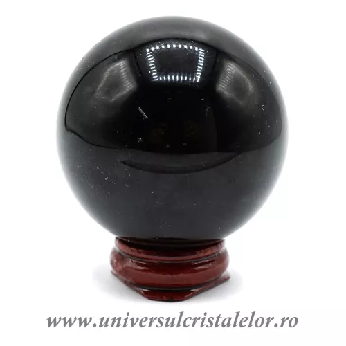 Sfera obsidian negru m6