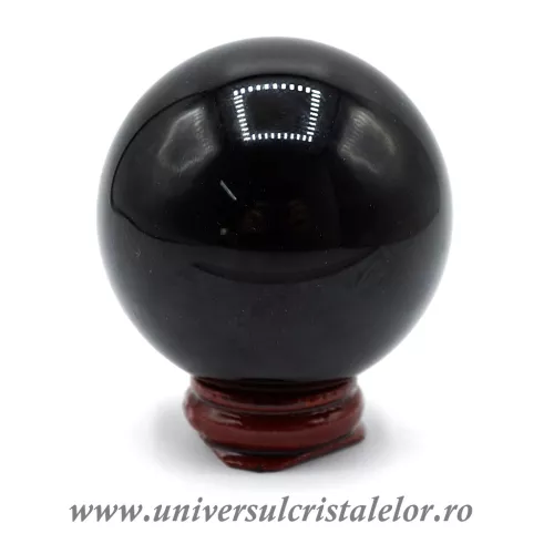Sfera obsidian negru m4