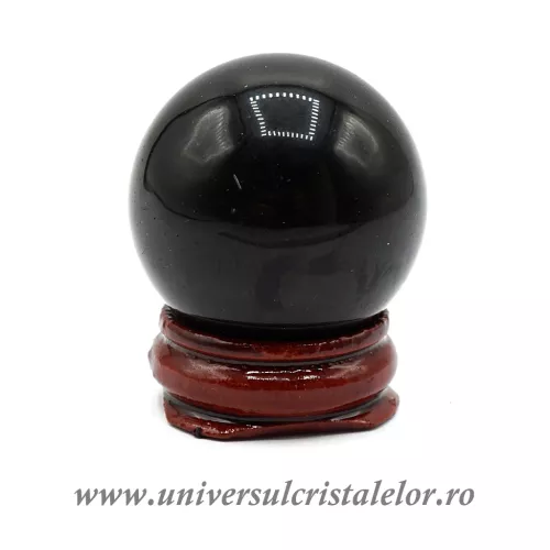 Sfera obsidian negru m1