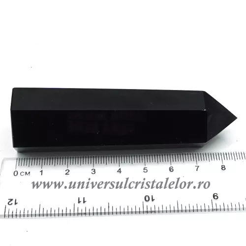 Obsidian negru varf cu baza Obsidian negru varf cu baza