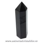 Obsidian negru varf cu baza Obsidian negru varf cu baza