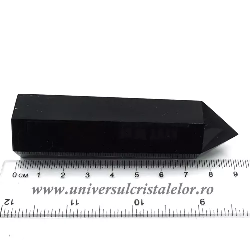 Obsidian negru varf cu baza Obsidian negru varf cu baza