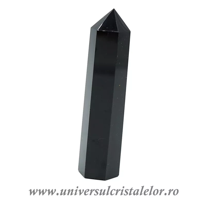 Obsidian negru varf cu baza