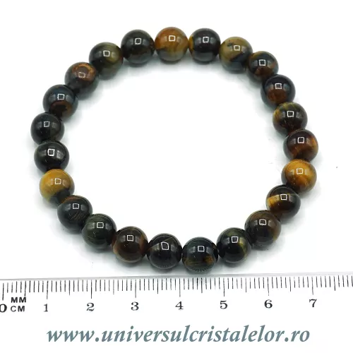 Bratara ochi de soim rotund - 8 mm Bratara ochi de soim rotund - 8 mm