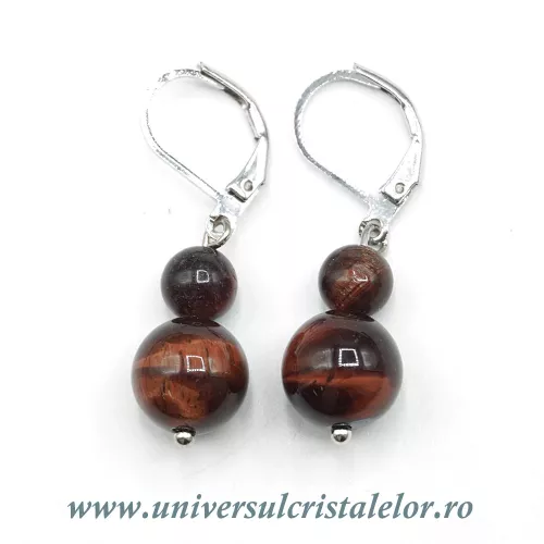 Cercei ochi de taur rotund-10mm m03 Cercei ochi de taur rotund-10mm m03