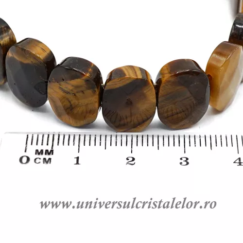 Bratara ochi de tigru fatetat