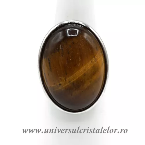 Inel ochi de tigru oval reglabil m5