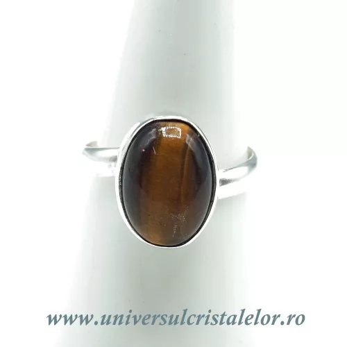 Inel ochi de tigru oval reglabil m2 Inel ochi de tigru oval reglabil m2