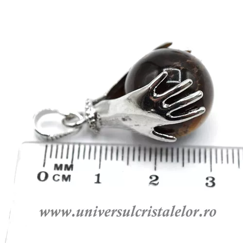Pandantiv ochi de tigru sfera m1