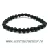 Bratara onix negru rotund - 6 mm
