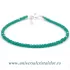Bratara onix verde cub fatetat - 2,5mm