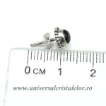 Cercei onix cabochon rotund Cercei onix cabochon rotund