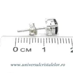 Cercei onix negru rotund fatetat tip surub (studs) Cercei onix negru rotund fatetat tip surub (studs)